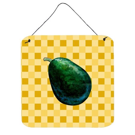 Carolines Treasures Whole Avacado on Basketweave Wall or Door Hanging Prints BB7220DS66